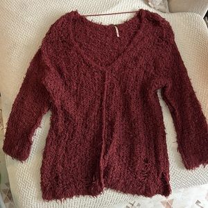 Free People boho sweater